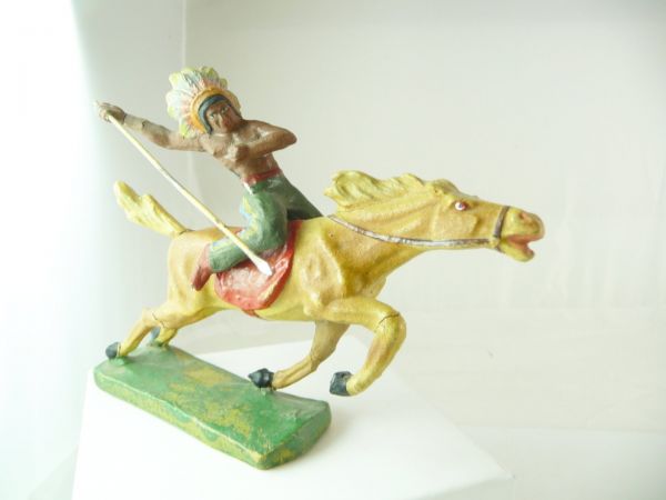 Pfeiffer / Tipple Topple Indian riding with spear - good condition