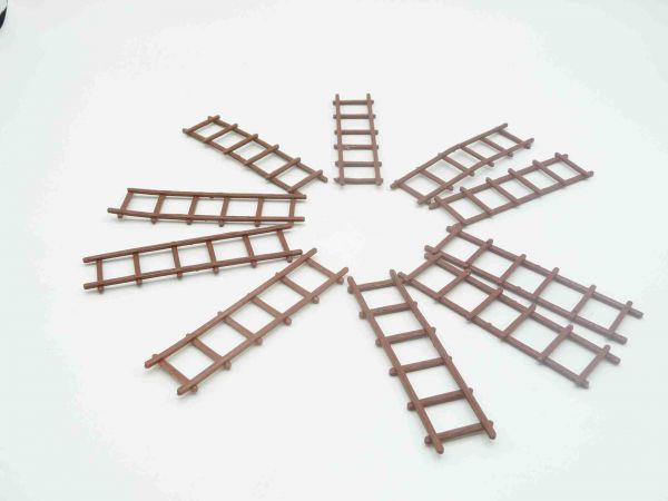 Timpo Toys 10 Leitern zum Ergänzen oder für den Dioramenbau
