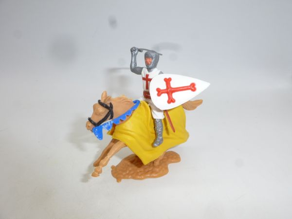 Timpo Toys Crusader 2nd version riding, sword from above