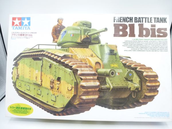 TAMIYA 1:35 French Battle Tank B1 bis - OVP, Großbox