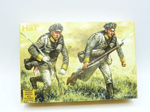 HäT 1:72 Prussian Reserve Infantry, Nr. 8052 - OVP, Figuren am Guss