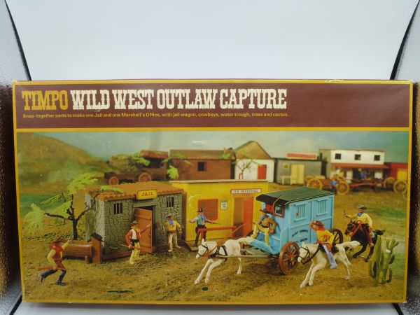 Timpo Toys Wild West Outlaw Capture, Ref. No. 256 - orig. packaging, complete