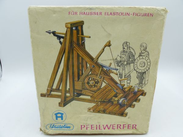Elastolin 7 cm Pfeilwerfer, Nr. 9881 - OVP, Box mit Lagerspuren