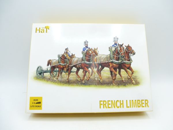 HäT 1:72 French 6 Horse Limber Team, Nr. 8105 - OVP