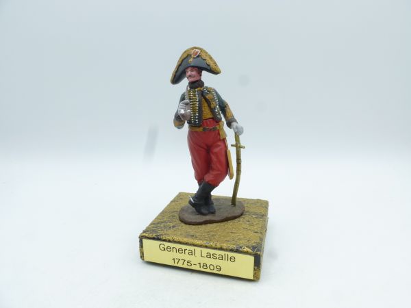 del Prado General Lasalle, 10 cm figure on base (metal/pewter)