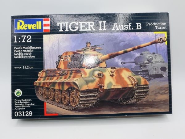 Revell Tiger II Ausf. B, No. 3129 - orig. packaging, on cast