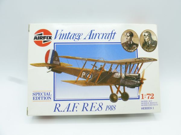Airfix 1:72 Vintage Aircraft R.A.F. RE8 1918, No. 01076 - orig. packaging