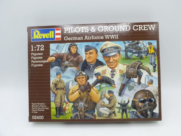 Revell 1:72 Pilots & Ground Crew, German Airforce WW II, Nr. 2400