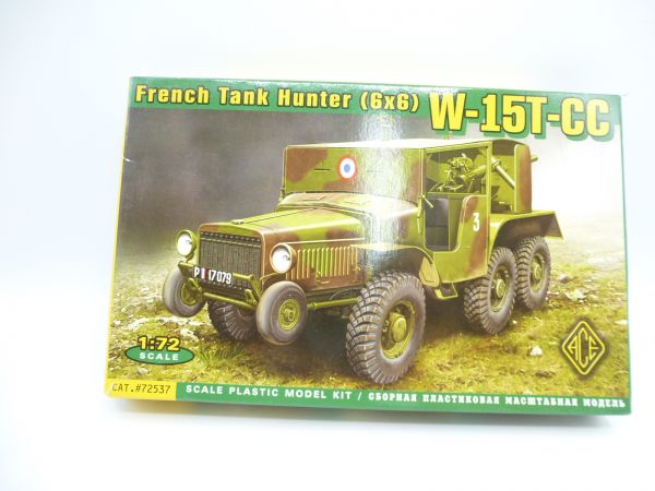 ACE 1:72 French Tank Hunter (6x6) W-15T-CC - orig. packaging, on cast