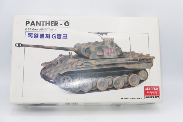 Academy Minicraft Panther G, German Army Tank (1:48) - assembled model