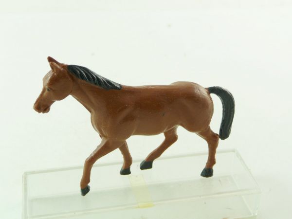 Reisler Horse walking, brown (hard plastic)