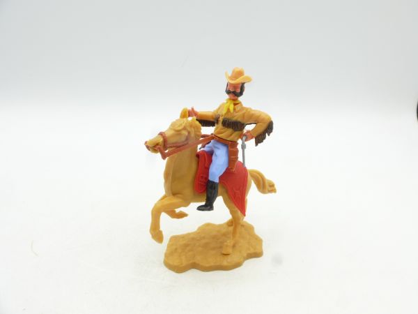 Timpo Toys Cowboy / Scout riding, pulling pistol