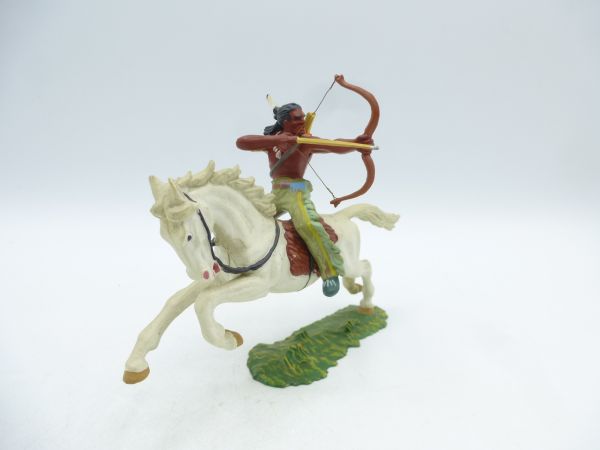 Preiser 7 cm Indianer zu Pferd, Bogen seitlich, Nr. 6850