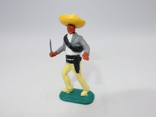 Timpo Toys Mexican standing with knife - great lower part