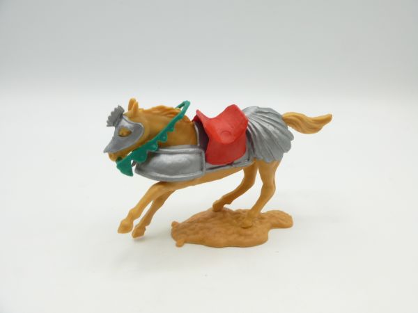 Timpo Toys Armoured horse beige