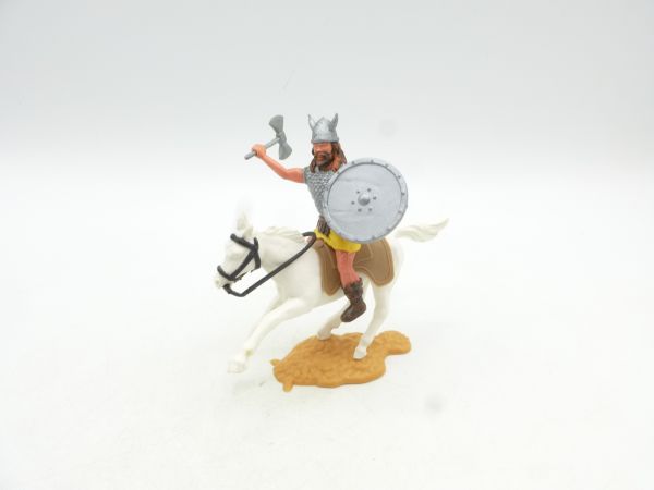 Timpo Toys Viking riding with double battle axe