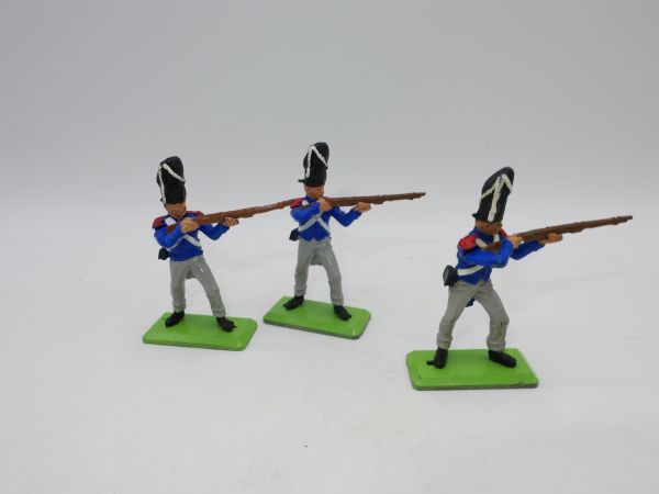 Britains Deetail 3 Frenchmen standing shooting