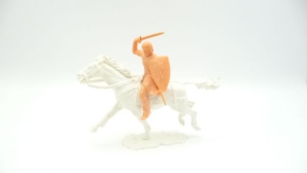 Elastolin 7 cm (Rohling) Normanne zu Pferd mit Schwert