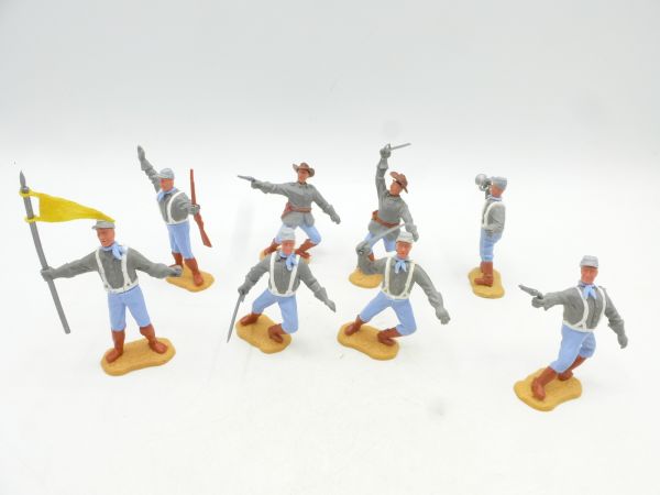 Timpo Toys Southerners 2nd version (8 figures) - group/set