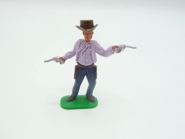 Timpo Toys Sheriff mit 2 Pistolen + seltenem Replika-Hut - Figur wie neu