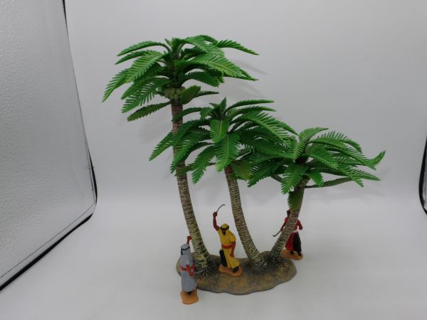 Palm diorama (without figures), suitable e.g. for Timpo, Britains, Elastolin 7 cm