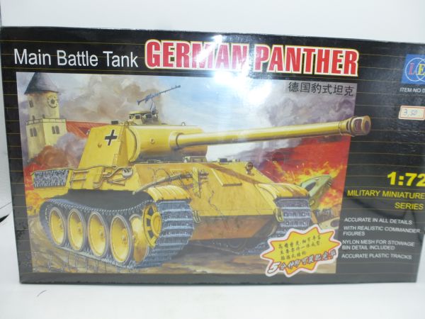 LEE 1:72 Main Battle Tank German Panther, Nr. 09001 - OVP, eingeschweißt