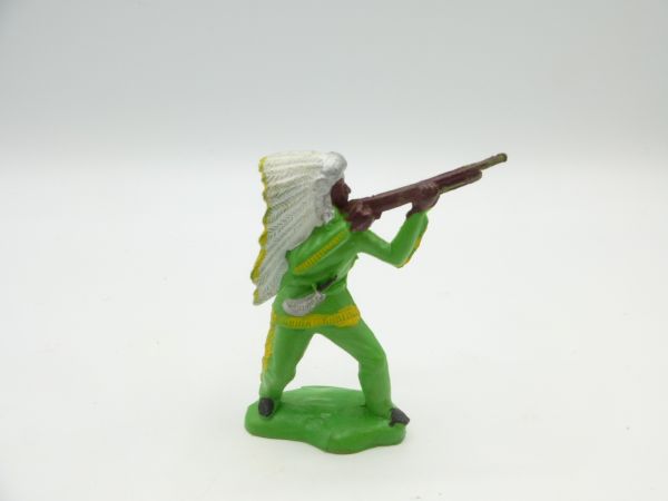 Reisler Indian standing firing, neon green