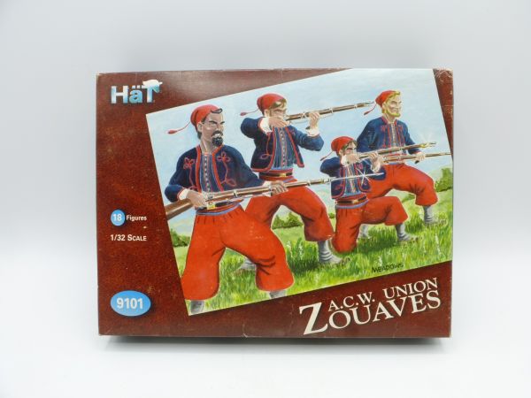 HäT 1:32 Zouaves, No. 9101 - orig. packaging, some parts still on casting