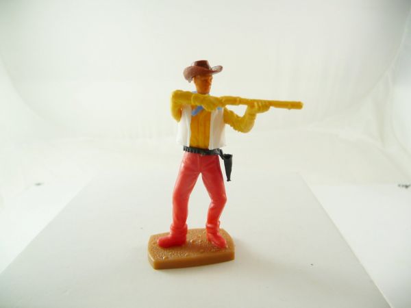 Plasty Cowboy standing firing with rifle