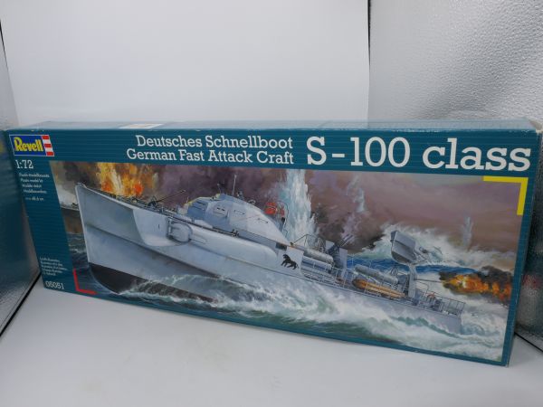 Revell 1:72 Deutsches Schnellboot S-100 Class, Nr. 5051 - OVP, am Guss