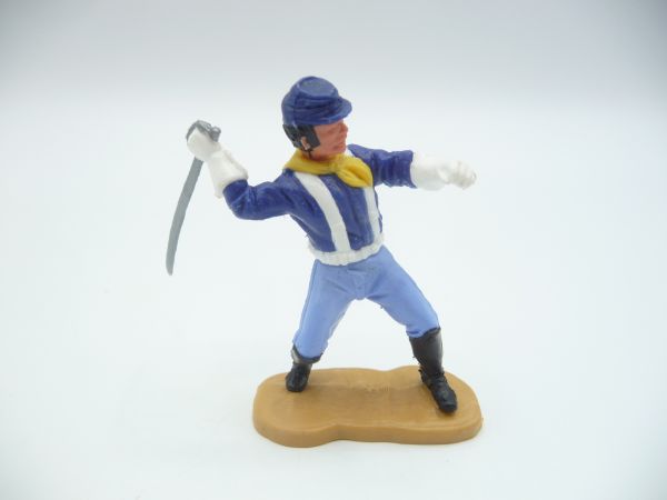 Timpo Toys Union Army Soldier 4th version, lunging with sabre from behind