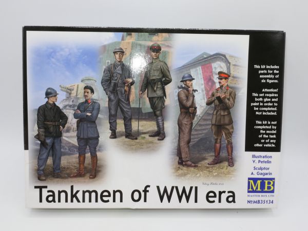 Master Box 1:35 Tankmen of WW I era, Nr. 35134 - OVP, am Guss