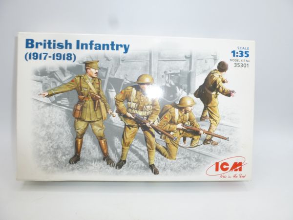 ICM 1:35 /Italeri British Infantry (1917-1918), No. 35301 - orig. packaging