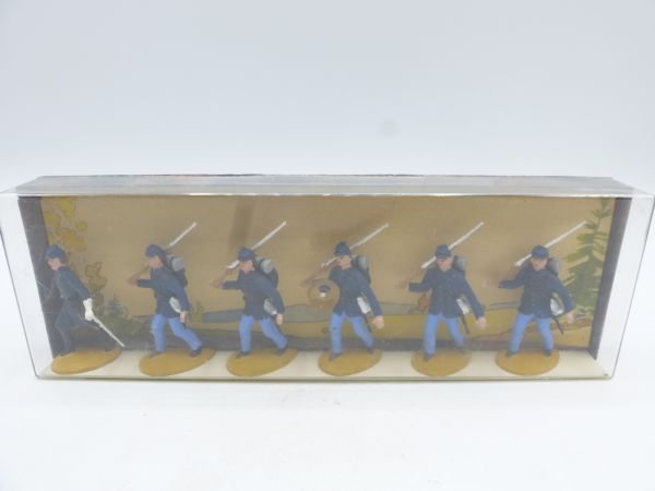 Merten 4 cm 6 Union soldiers marching, American Civil War, No. 4025