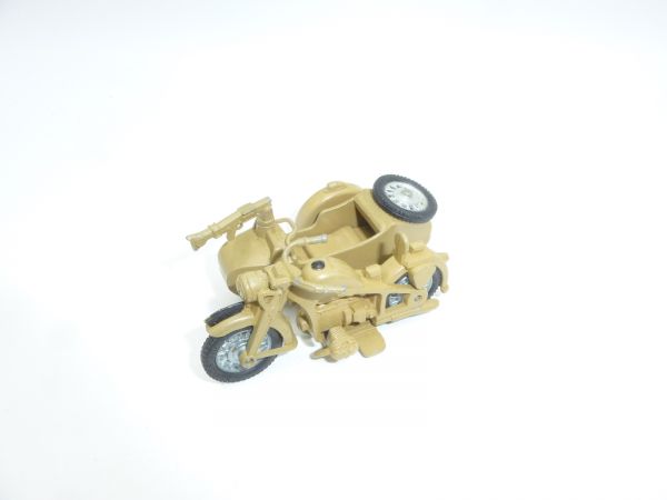Britains Deetail Motorbike with sidecar / Africa Corps - see photos
