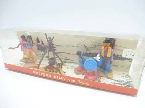 Plasty Wild West scene, No. 4770 - in blister box, see photos