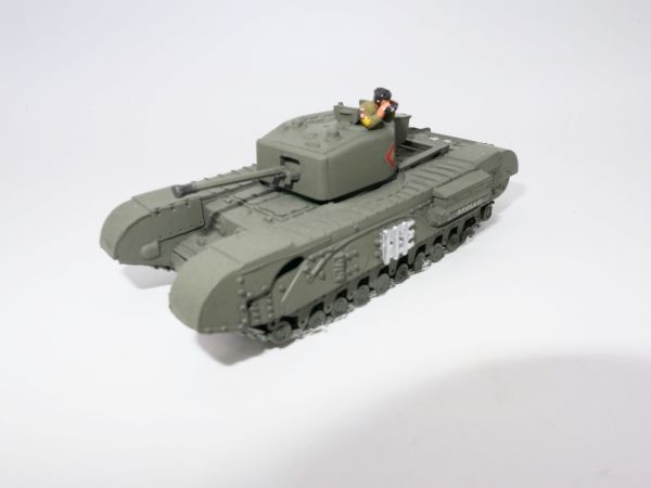 Churchill Tank Mk X II (plastic), length without tube 10 cm - as photographed