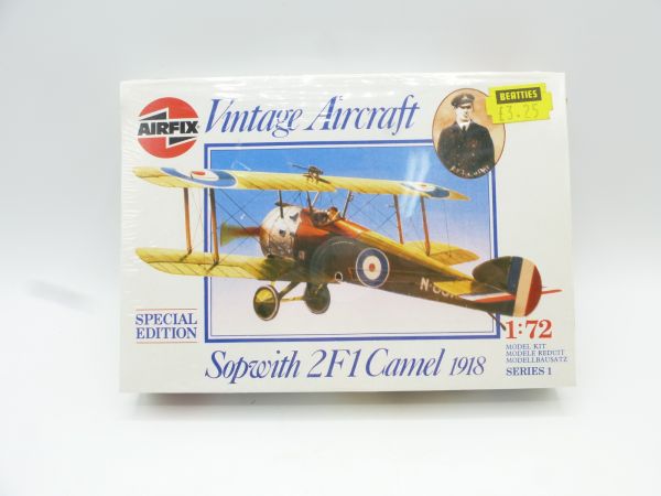Airfix 1:72 Vintage Aircraft Sopwith 2 F1 Camel 1918, Nr. 01775