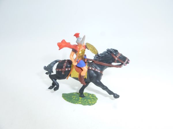 Elastolin 4 cm Roman rider with cloak + spear, No. 8457