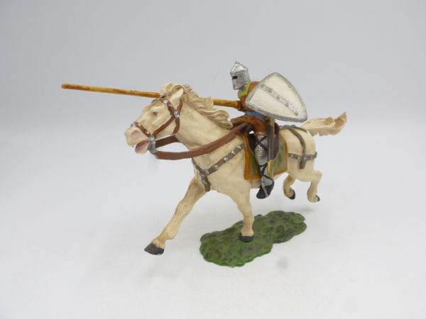 Preiser 7 cm Norman with lance on horseback, No. 8855