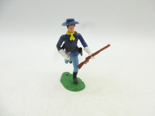Elastolin 5,4 cm Union Army Soldier running with rifle + pistol