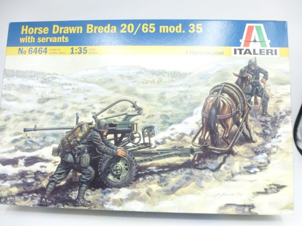 Italeri 1:35 Horse Drawn Breda 20/65 mod. B5, Nr. 6464