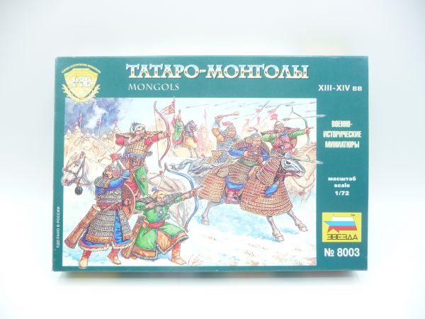 Zvezda 1:72 Mongols, No. 8003 - orig. packaging, figures lose