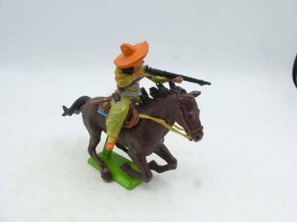 Britains Deetail Mexican on horseback, shooting rifle