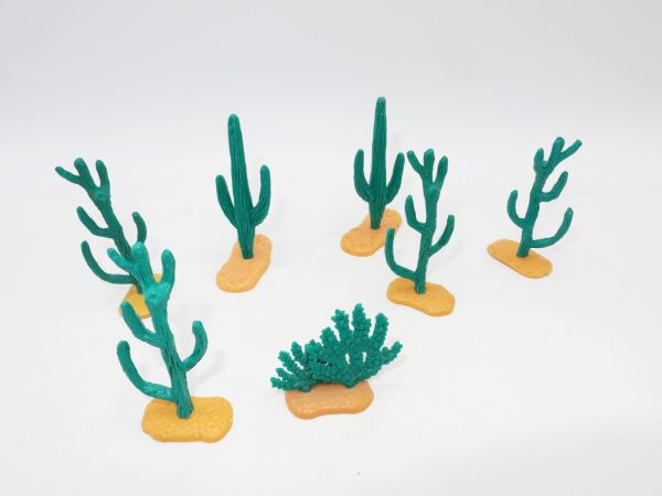 Timpo Toys Cactus set, 7-piece, dark green