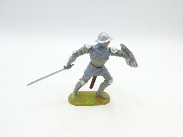 Elastolin 7 cm Knight defending, No. 8940 - top condition