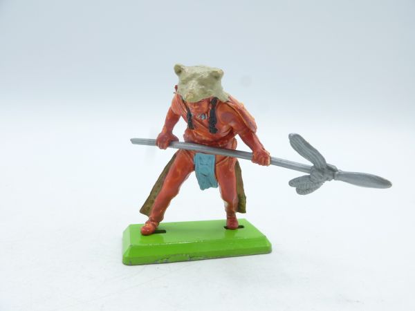 Britains Deetail Indian 1st version, spear in front of the body