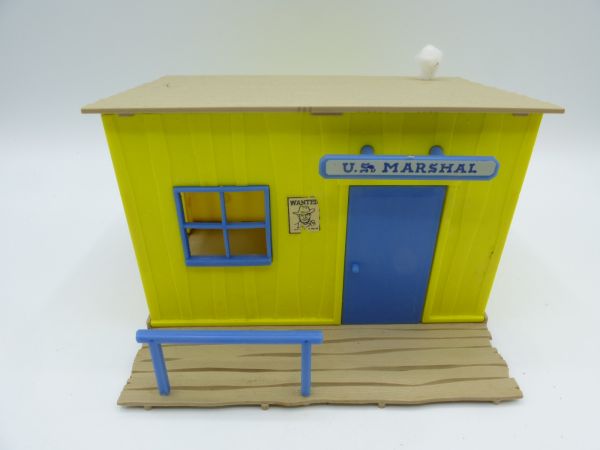 Timpo Toys US-Marshall's House (gelb/blau) - nicht komplett, bespielt, s. Fotos