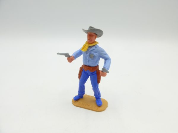 Timpo Toys Sheriff 2nd version, light blue