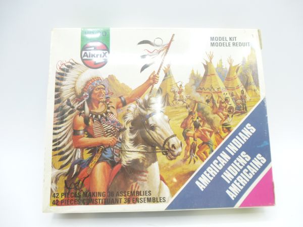 Airfix 1:72 American Indians, No. 01708-0 - orig. packaging, shrink-wrapped